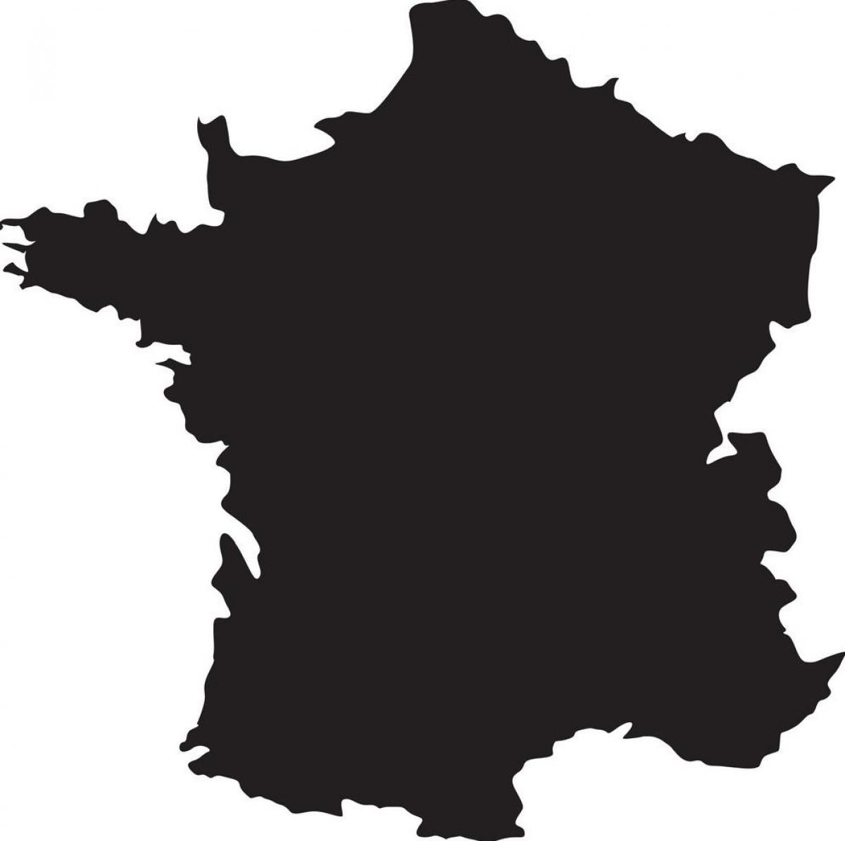 Mappa vettoriale della Francia